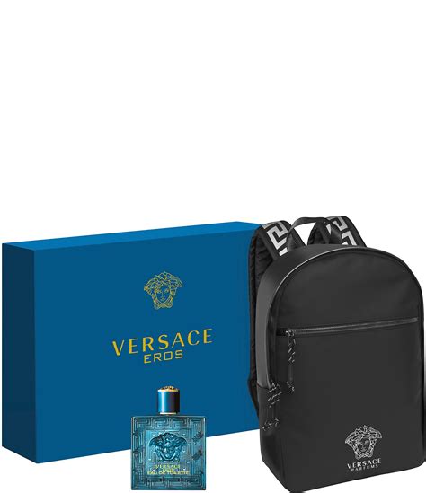 Versace men's perfume with backpack